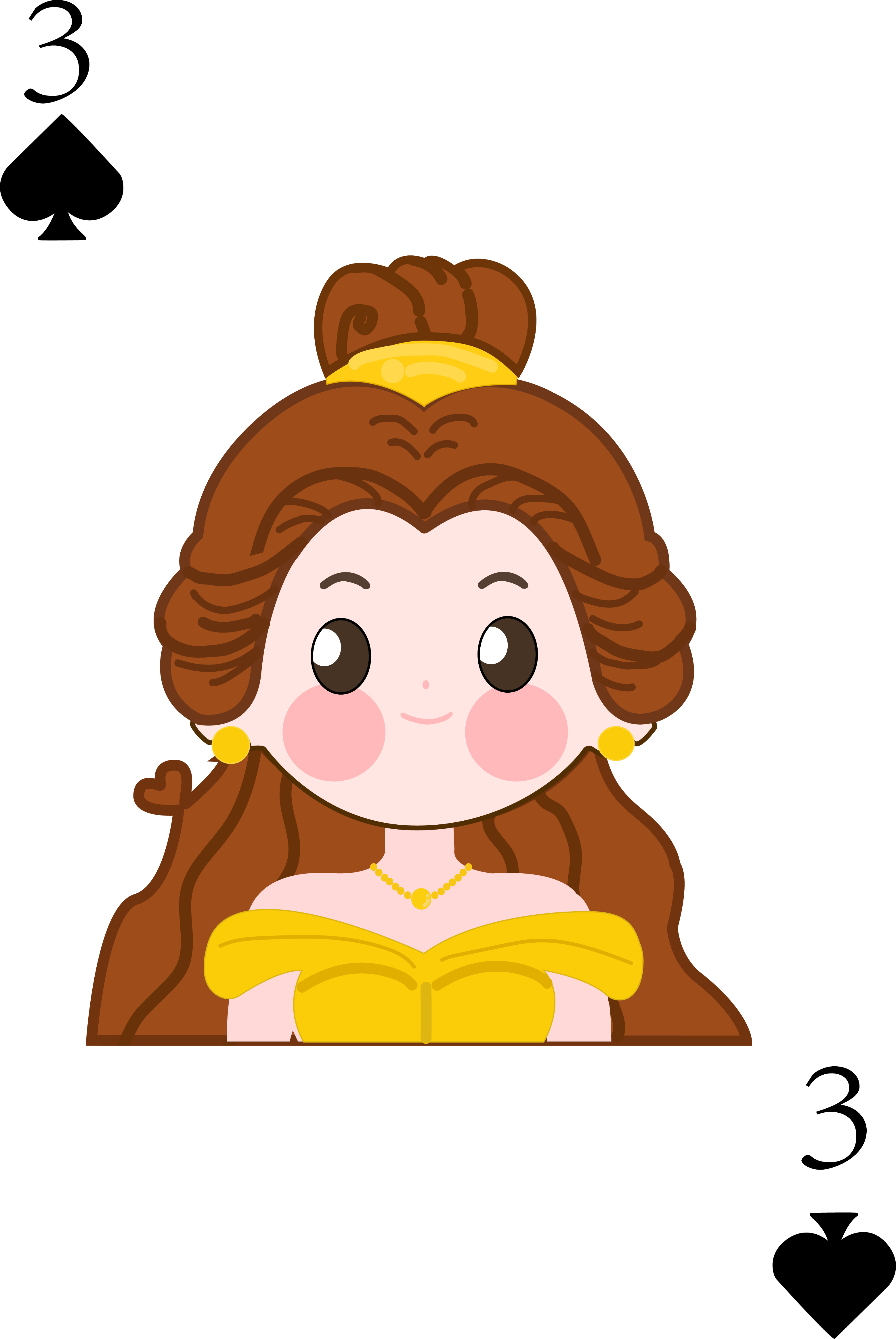 贝尔 扑克牌角色插画